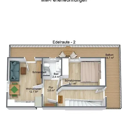 Apartament Haus Edelraute *